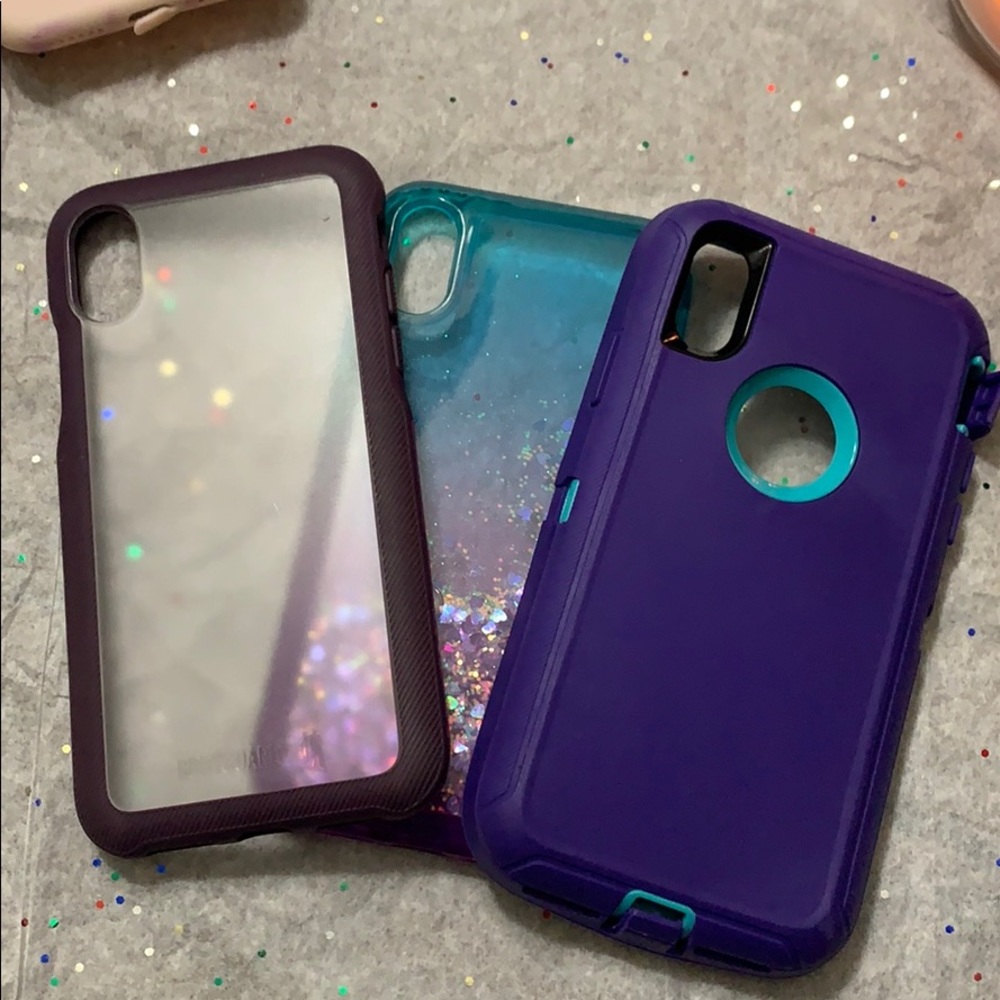 PURPLE COMBO! IPHONE CASES!